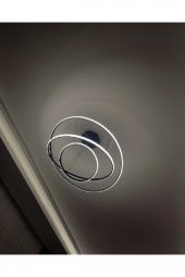 Priştine / Sarkıt Avize / 80-60-40 cm / Antrasit Gövde / 3 Renk Işık - 2
