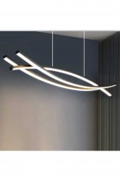 Akya / Sarkıt Avize / 90 cm / Antrasit Gövde / 3 Renk Işık - 1