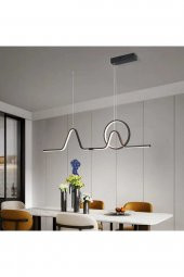 Eskiz / Sarkıt Avize / 100 cm / Antrasit Gövde / 3 Renk Işık - 2