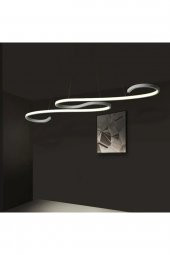 İnfinity / Sarkıt Avize / 120 cm / Antrasit Gövde / 3 Renk Işık - 1
