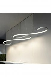 İnfinity / Sarkıt Avize / 120 cm / Antrasit Gövde / 3 Renk Işık - 3