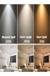 Palovit / Sarkıt Avize / 90x70 cm / Antrasit Gövde / 3 Renk Işık - 3