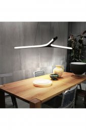 Petrovac / Sarkıt Avize / 60 cm / Antrasit Gövde / 3 Renk Işık - 1