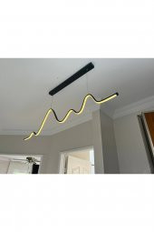 Worm / Sarkıt Avize / 100 cm / Antrasit Gövde / 3 Renk Işık - 2