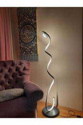 Snake / 140 cm / Lambader / Antrasit Gövde / 3 Renk Işık / 3 Yıl Garanti - 1