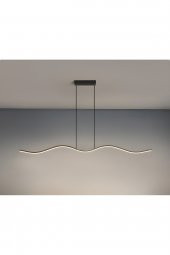 Martı / Sarkıt Avize  / 120 cm / Antrasit Gövde / 3 Renk Işık - 2