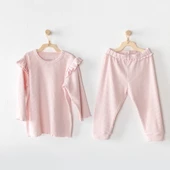 Andywawa Pembe Kız Bebek 2 li Takım - 1