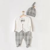 Andywawa Gri Erkek Bebek Tulum thumbnail 2