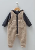 Caramell Bej Erkek Bebek Salopet - 2