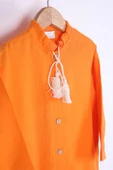 Babyhola Kız Erkek Çocuk Casual Keten Tulum 1632 - 3