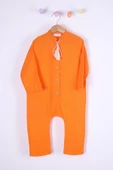 Babyhola Kız Erkek Çocuk Casual Keten Tulum 1632 - 1