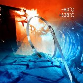 Cırt Kelepçe Metal Paslanmaz Çelik Kablo Zip Bağı Çok Amaçlı Bağlama 4.6x360 10 Adet - 4