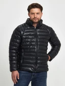 Zagmen Z01230 Erkek Slim Fit Şişme Deri Mont - 6
