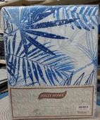 Jolly Home 4 Mevsim Çift Kişilik Kapitoneli Nevresim Takımı-Kumsal Lacivert thumbnail 2