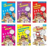 Gizli Büyüteçli Matematik Seti 6 Kitap - 1