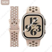 Apple Watch 38 mm KRD-02 Seri Suya Dayanıklı Delikli Renkli Silikon Kordon - 11