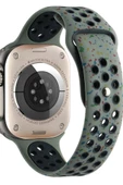 Apple Watch 38 mm KRD-02 Seri Suya Dayanıklı Delikli Renkli Silikon Kordon - 3