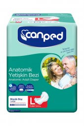 Canped Anatomik Büyük Boy (L) 8'Li Hasta Bezi thumbnail 1