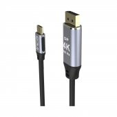 Inca ITCD-02TX Type-C to Display Port Altın Uçlu 4K Kablo 2 mt - 1