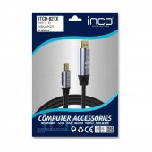 Inca ITCD-02TX Type-C to Display Port Altın Uçlu 4K Kablo 2 mt - 7