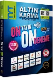 2024 Model TYT 10 Yayın 10 Deneme Altın Karma Yayınları - 1