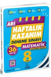 Arı Yayıncılık 8. Sınıf Matematik Haftalık Kazanım Denemeleri - 1
