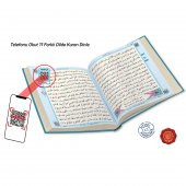 Sesli Bilgisayar Hatlı Mavi Renk Kuranı Kerim - Rahle Boy - 3