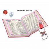 Kuran-ı Kerim Bilgisayar Hatlı Pembe Renk Hafız Boy (kur-an 039) Sesli Kur-an & Diyanet Mühürlüdür - 4