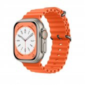 Winex Watch HK9 Ultra 2 Amoled Ekran Android İos HarmonyOs Uyumlu Akıllı Saat Turuncu - 1