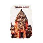 Tayland Tapınak Fresco Magnet thumbnail 1
