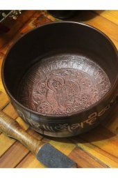 Siyah Meditasyon Çanı Yoga Çanı Tibet Çanağı 2 thumbnail 2