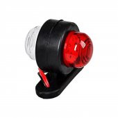 OTO MOTTO Mini Takoz Lamba Tek Ledli Kırmızı-Beyaz 12v-24v 1 adet - 1