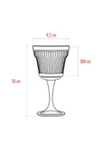 Akrilik Mürdüm Tekli Kadeh & Su Meşrubat Kahve Yanı Bardağı 300 ml ( Cam Değildir ) - 4