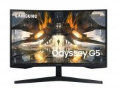 Samsung 27" Odyssey G5 Ls27ag550epxuf 1 Ms Qhd Freesync Curved Oyuncu Monitörü - 1