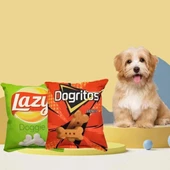 TİNEKE CİPS DAYANIKLI SESLİ KÖPEK OYUNCAĞI ( Dogritos ) 1 ADET - 1