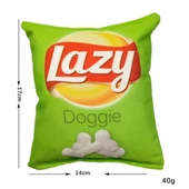 TİNEKE CİPS DAYANIKLI SESLİ KÖPEK OYUNCAĞI ( LAZY ) 1 ADET - 3