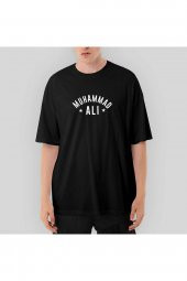 Muhammed Ali Text Oversize Siyah Tişört M - 1