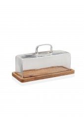 The Mia Madera Kek Saklama Fanusu 15x32x14 cm - 1