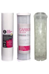 Bina Girişi Su Arıtma Cihazı 3'lü Filtre Seti thumbnail 1