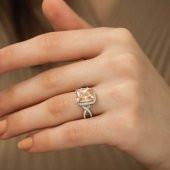 Gümüş Baget Kare Bayan Yüzük  SL1926 thumbnail 3