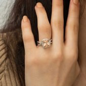 Gümüş Baget Kare Bayan Yüzük  SL1926 thumbnail 4