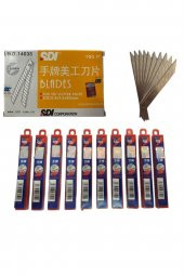 Sdi Maket Bıçağı Yedeği 100 Adet Profesyonel Ürün 1.kalite - 1