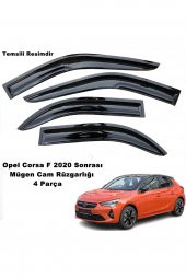 Opel Corsa F Mügen Cam Rüzgarlığı 2020 Sonrası 4 Lü Set Mügen Cam Rüzgarlığı - caraks - 1