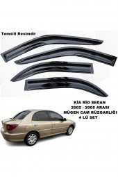 Kia Rio Sedan Mügen Cam Rüzgarlığı 2002 - 2005 Arası 4 Lü Set Cam Rüzgarlığı - - 1