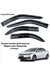 Toyota Corolla Mügen Cam Rüzgarlığı 2019 Sonrası Sedan Kasalar 4 Lü Set Cam Rüzgarlığı - caraks - 1