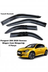 Peugeot 208 Mügen Cam Rüzgarlığı 2020 Sonrası 4 Lü Set Mügen Cam Rüzgarlığı - caraks - 1