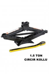 Oto Cırcır Kollu Araç Krikosu 1.5 Ton Makas Tip Cırcırlı 1.kalite - 1