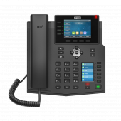 Fanvil X5U Renkli Ekran IP Telefon (PoE)-Siyah - 1