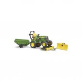 Bruder John Deere Çim Biçme Traktörü ve Bahçıvan 62104 lİSANSLI üRÜN - 5