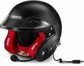 SPARCO RJ-I AÇIK YARIŞ KASKI FİA ONAYLI SİYAH M  BEDEN - 1